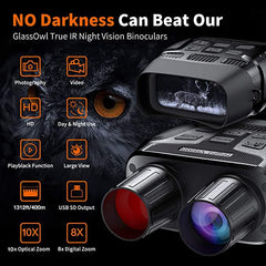 GTHUNDER Night Vision Goggles produce 36MP photos with crisp, detailed night imagery.