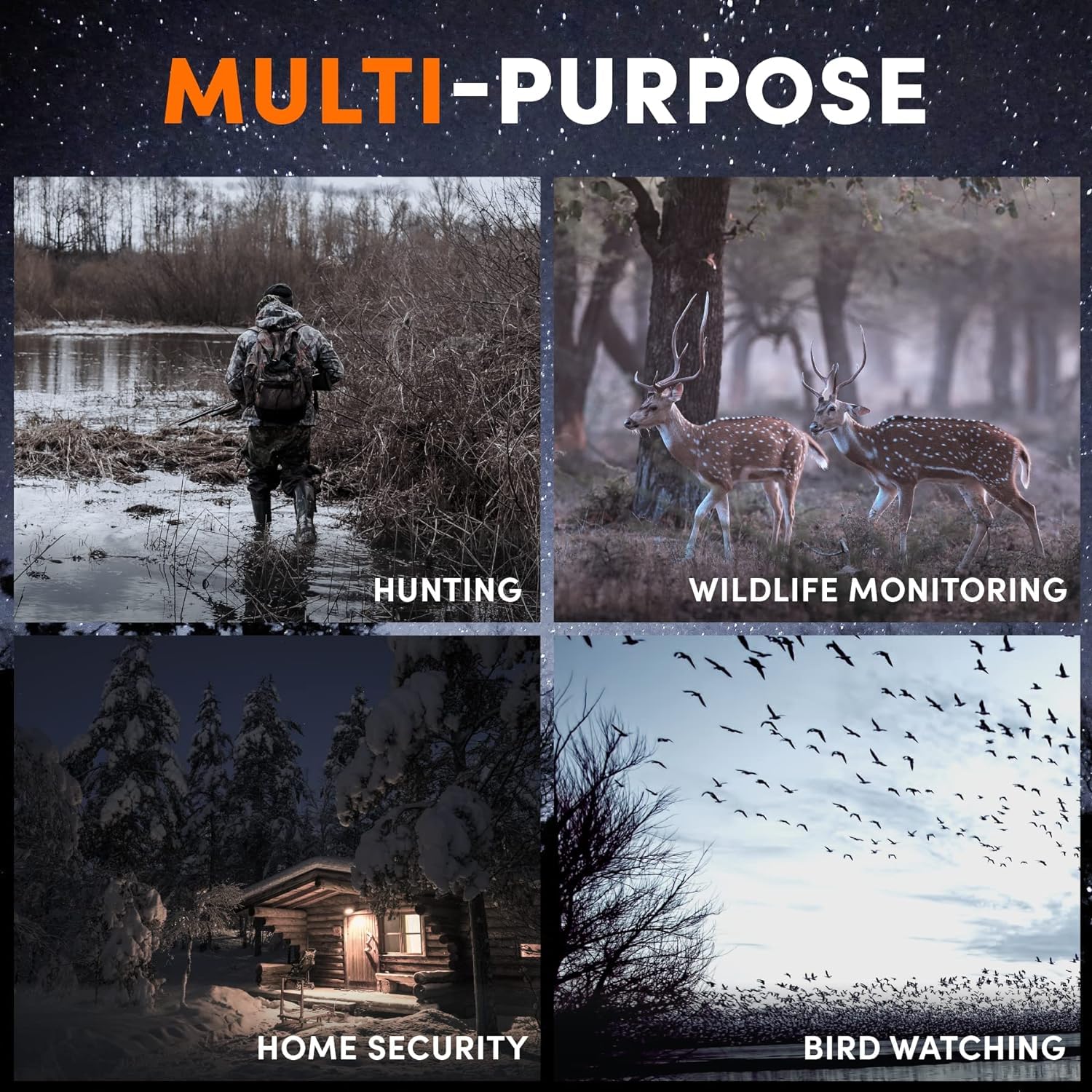 GTHUNDER NVG IP54 military-grade durability in extreme temperatures