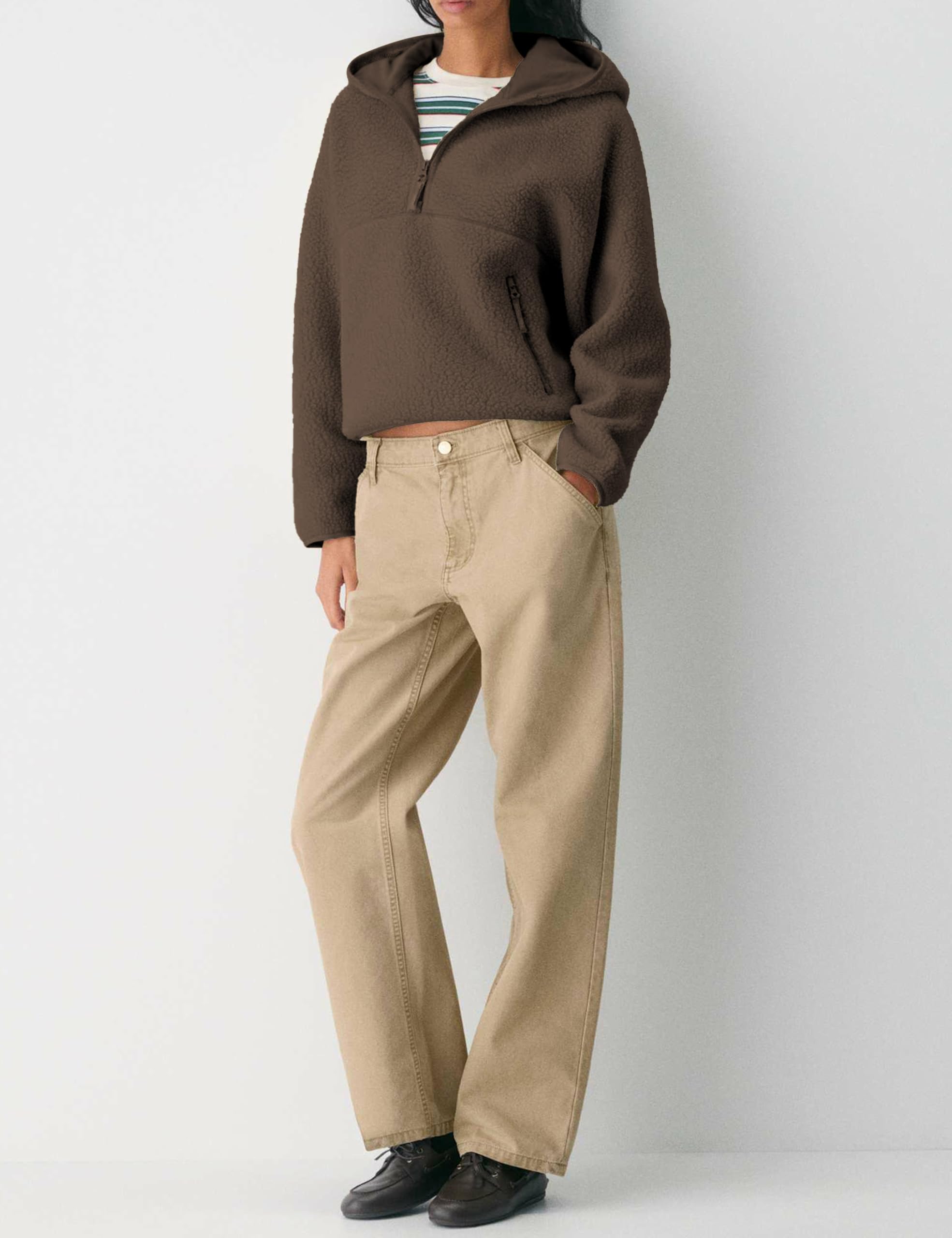 GTLIAE hoodie closeup highlights soft fleece texture for comfortable layering