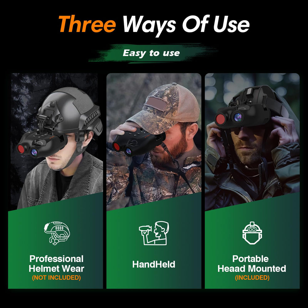 GTMEDIA night vision goggles with 7 IR levels for variable environments