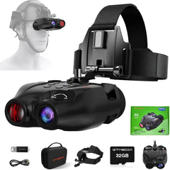 GTMEDIA night vision goggles in use during daytime exploration for clear visuals