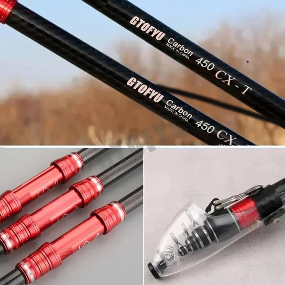 GTOFYU rod assembled for quick setup during surfcasting and baitcasting.