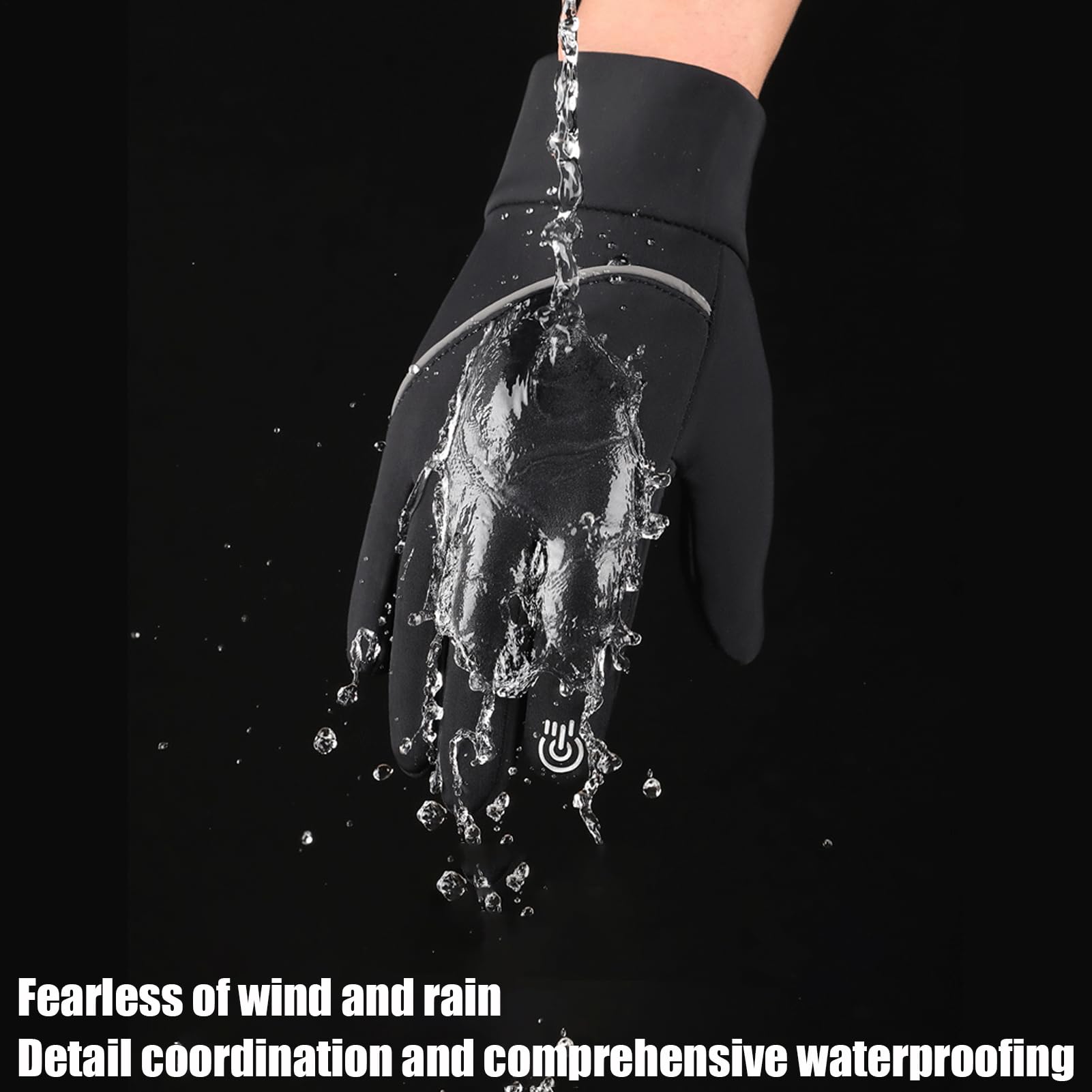GUANGLU heated gloves compatible with power banks for extended warmth.