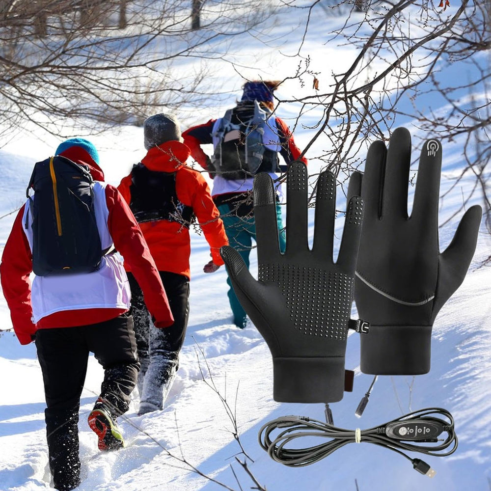 GUANGLU heated gloves ideal for skiing, cycling, and hiking
