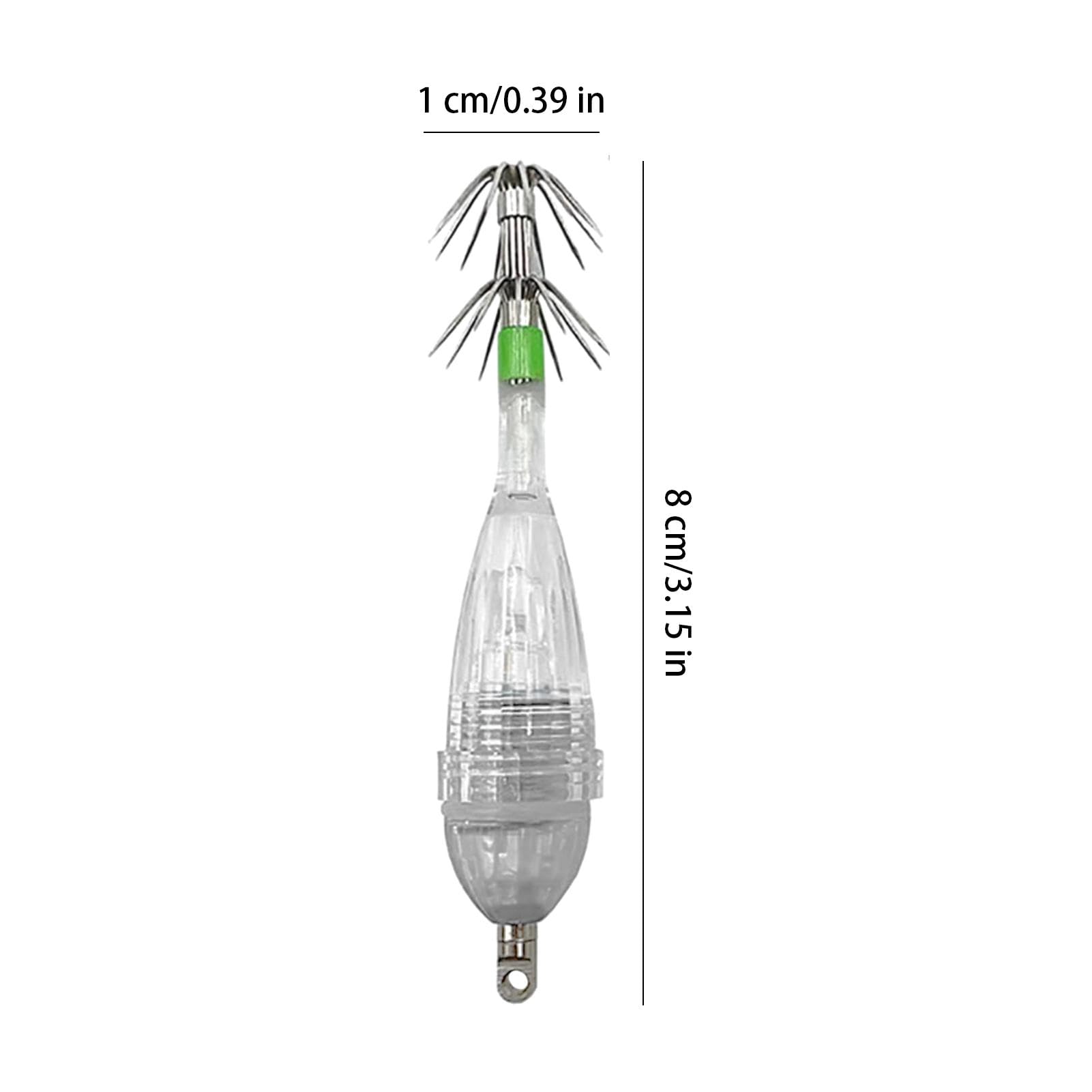 GUANGLU LED Luminouse squid jig hook ideal for night fishing and offshore trips