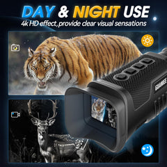 GUANIEE Night Vision Monocular 2-inch screen close-up for crisp video and easy viewing.