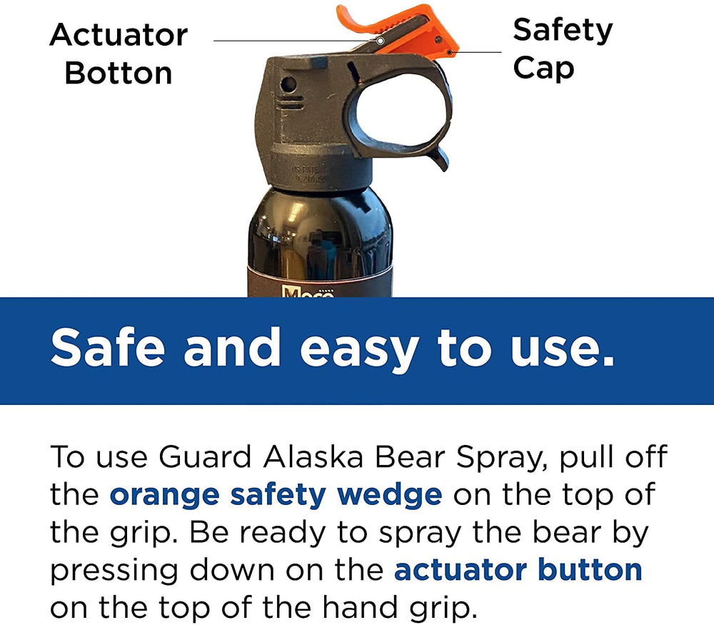 The bundle includes two 9oz cans and a nylon holster for quick access.