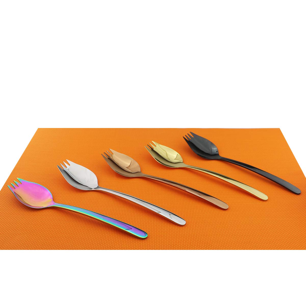 Gugrida 8.26-inch spork size shown for sturdy dining and scooping.