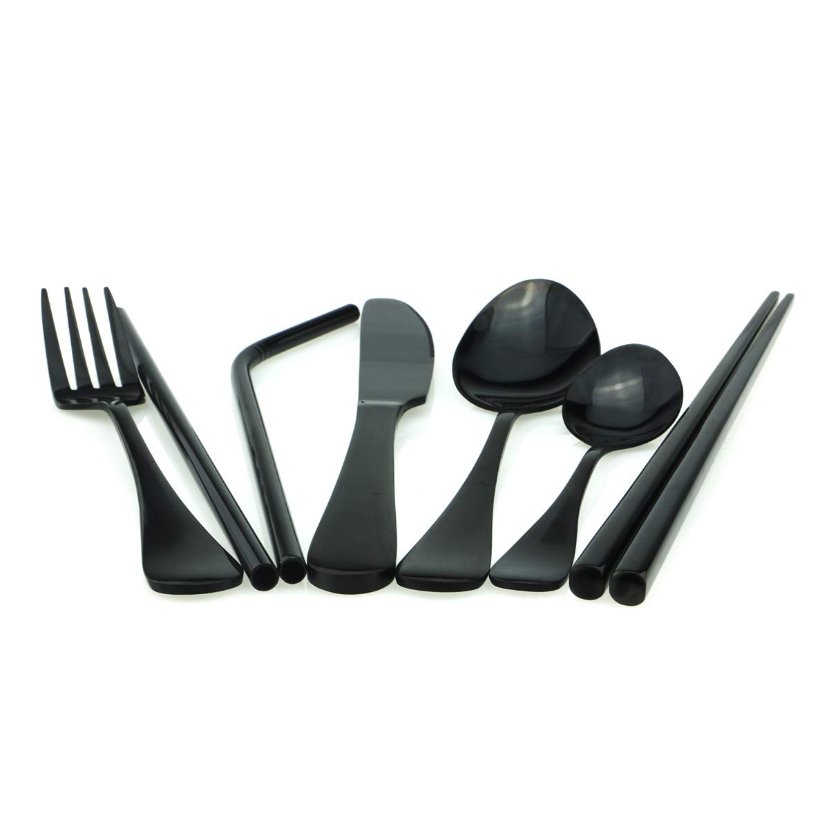 Gugrida bent straw for easy drinks from curved bottles.