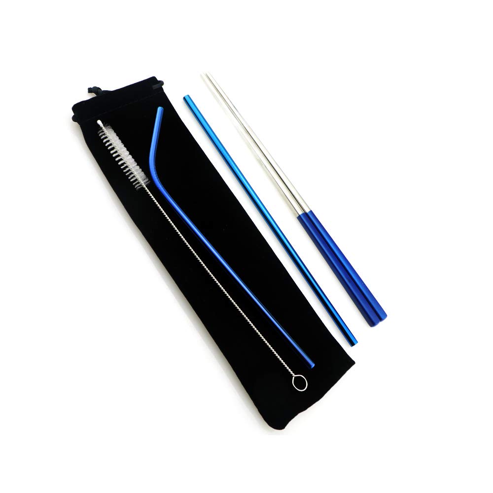 Gugrida blue chopsticks set for versatile meals and travel convenience