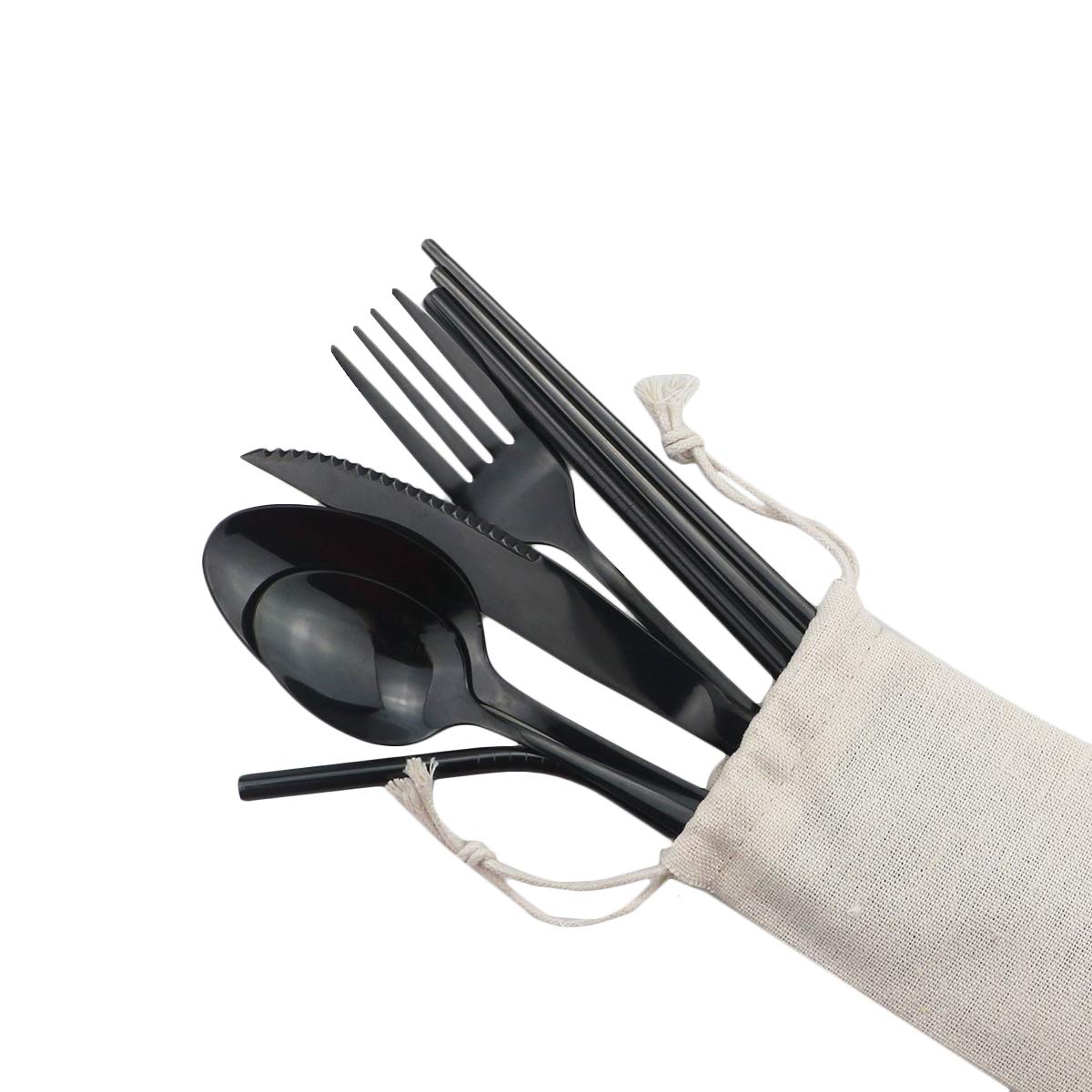 Gugrida dinner fork with frosted finish and ergonomic shape