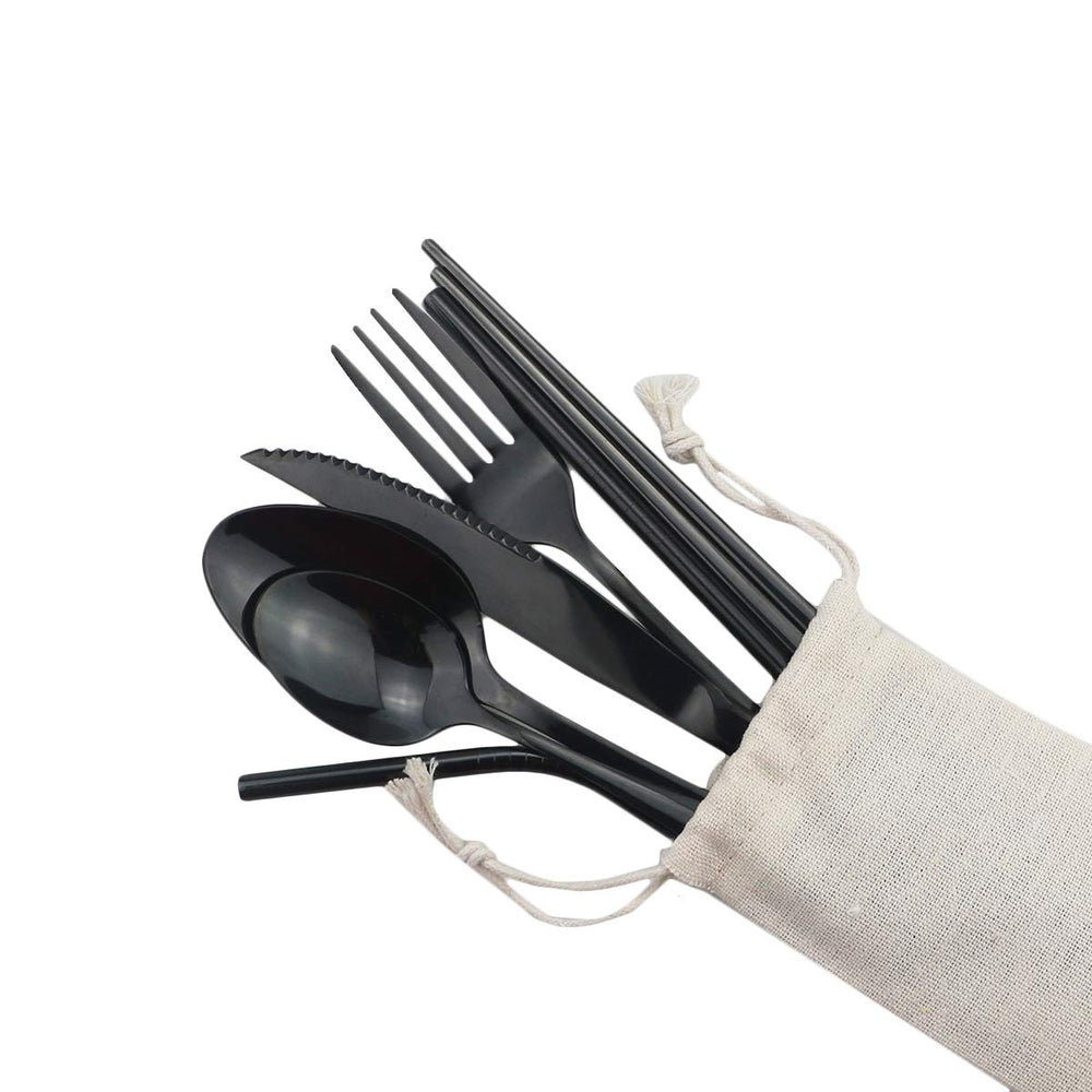 Gugrida dinner fork with frosted finish and ergonomic shape