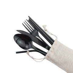 Gugrida dinner fork with frosted finish and ergonomic shape
