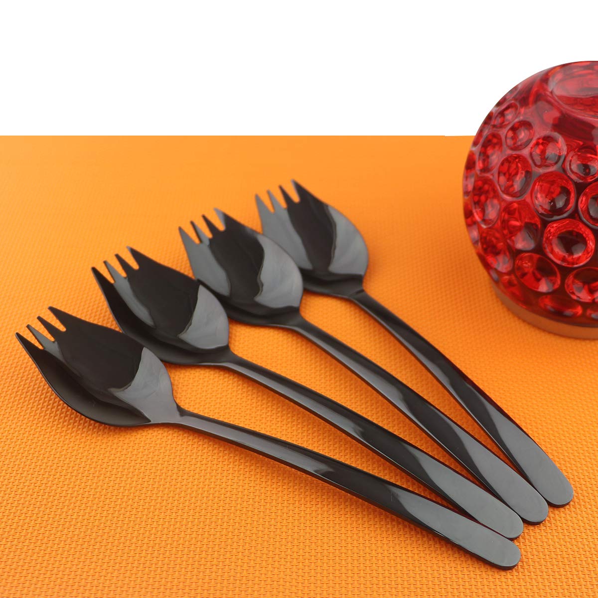 Gugrida frosted finish detail adds refined look to meals.