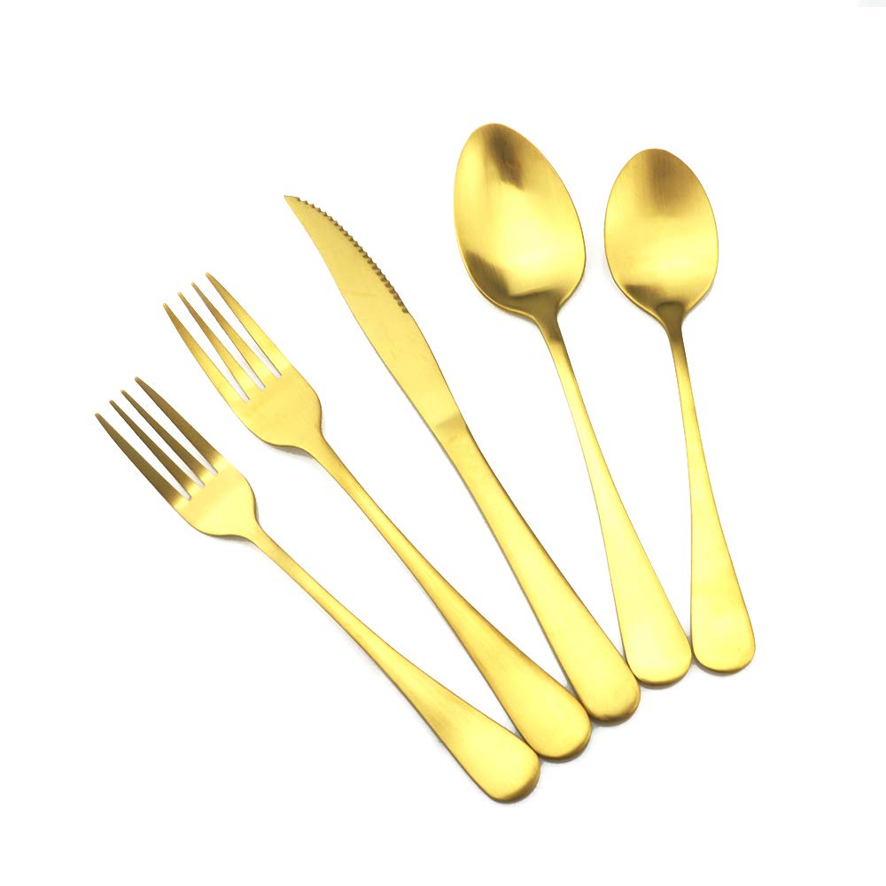 Gugrida gold stainless straws suit cold beverages and smoothies.