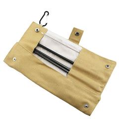 Carrying case for Gugrida travel flatware ready for travel and packing.