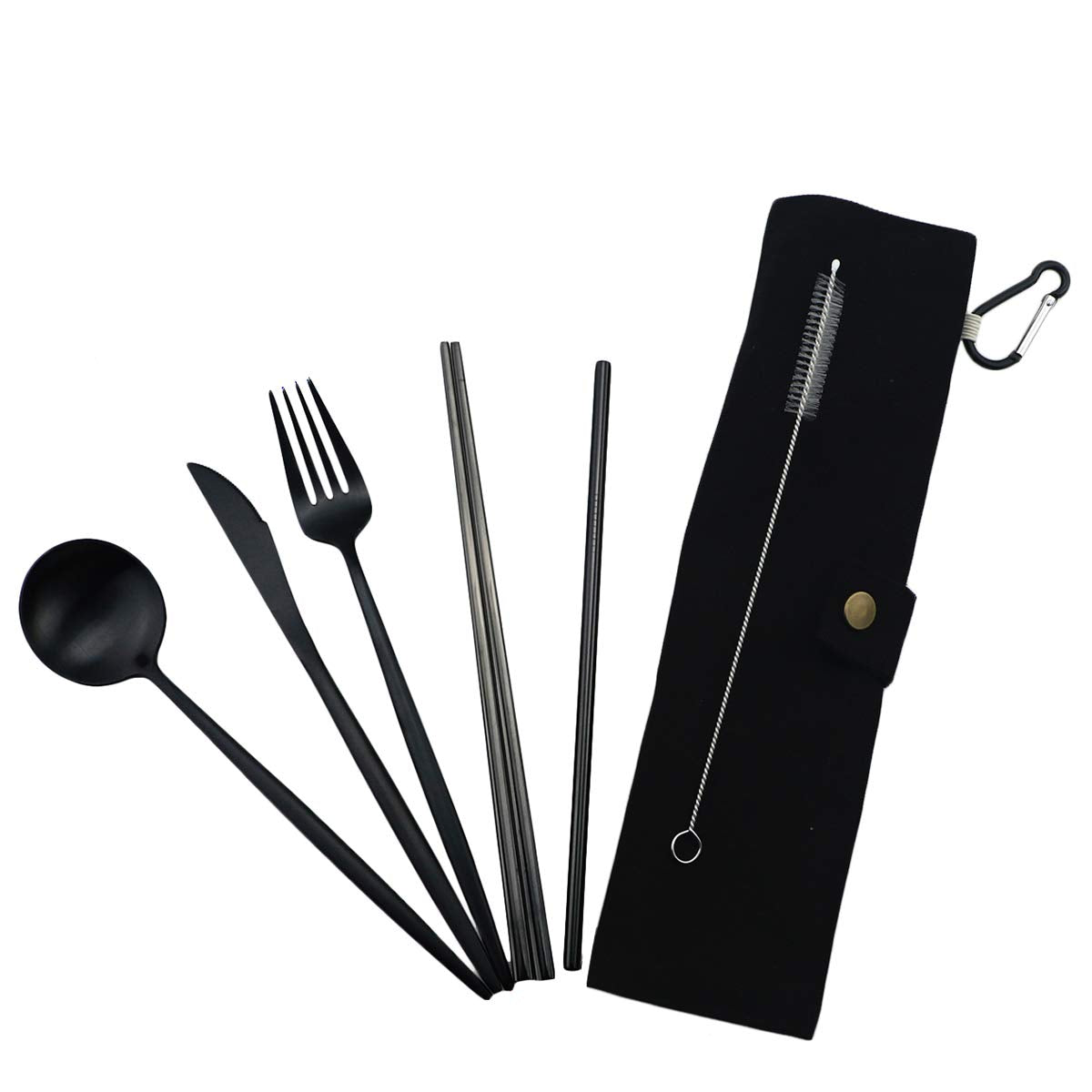Gugrida fork in matte black finish for daily use