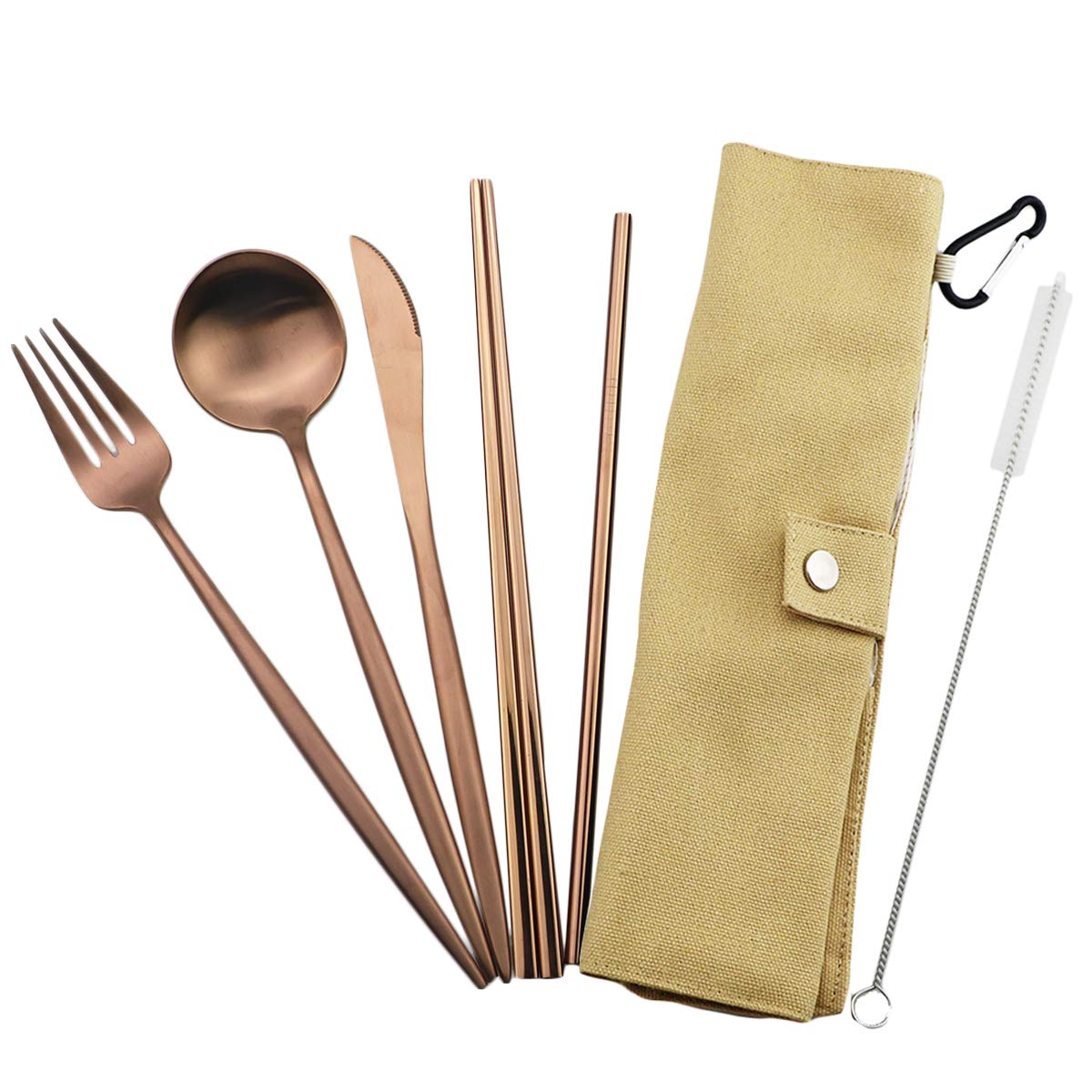 Gugrida 7-piece knife with durable, food-safe stainless steel