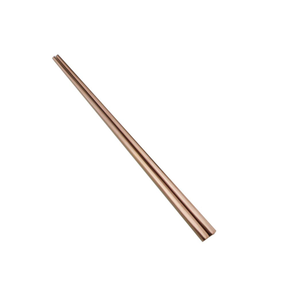 Gugrida rose gold chopsticks for versatile meals while traveling.
