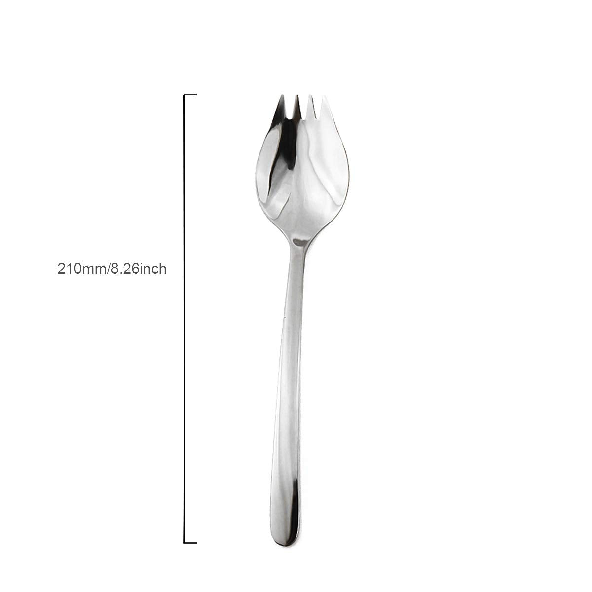 Gugrida ergonomic handles on spoons and forks for comfortable meals.