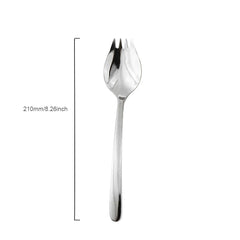 Gugrida ergonomic handles on spoons and forks for comfortable meals.