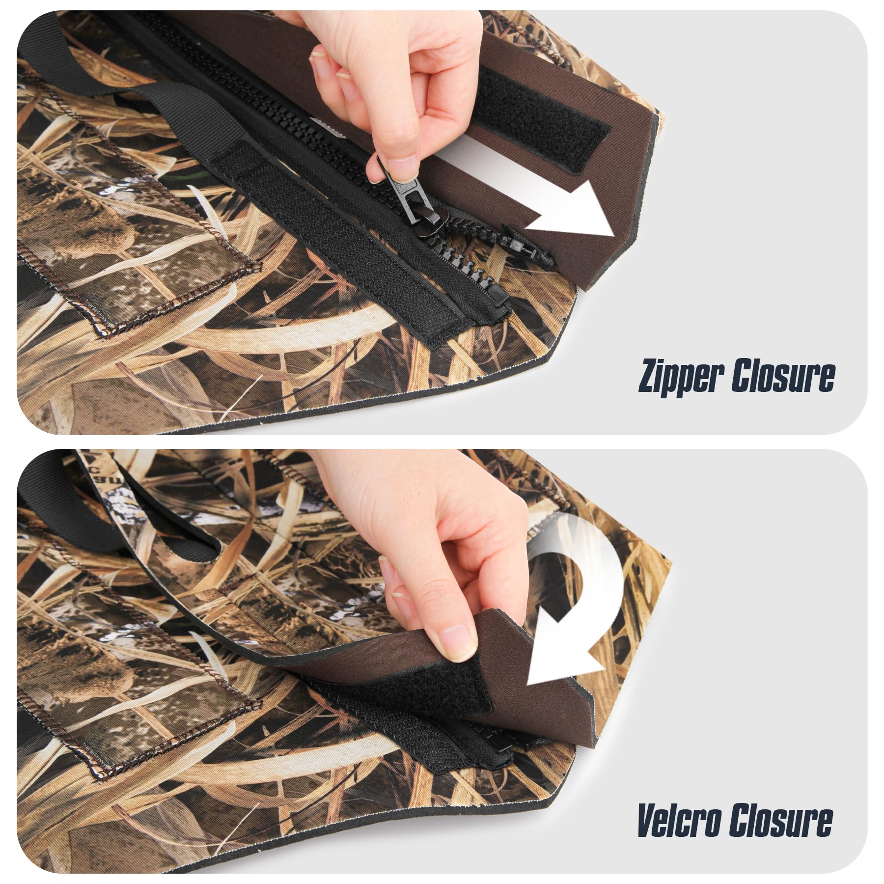 GUGULUZA vest highlights double-stitched seams for rugged outdoor durability.