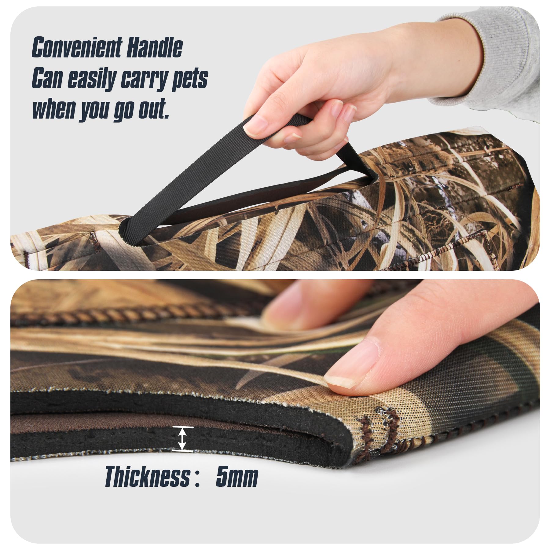 Guguluza dog hunting vest with full-zip design for quick on/off.