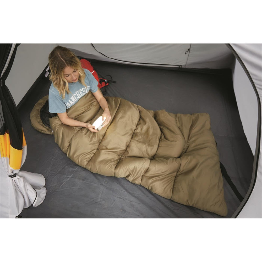 Guide Gear 0°F sleeping bag in a campsite setting