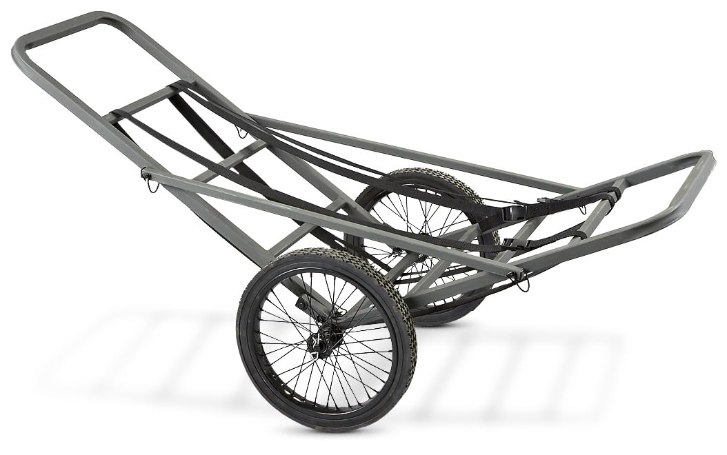 Guide Gear Aluminum Game Cart frame shows a durable, lightweight build for field hauling