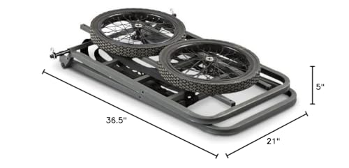 Guide Gear Aluminum Game Cart ready for quick deployment in the field