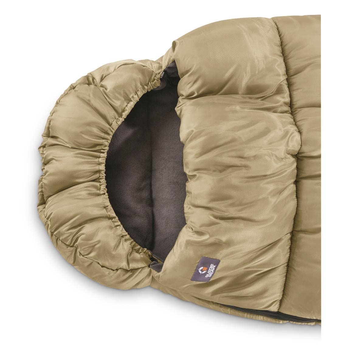 Guide Gear attached hood featuring 200gsm fleece lining