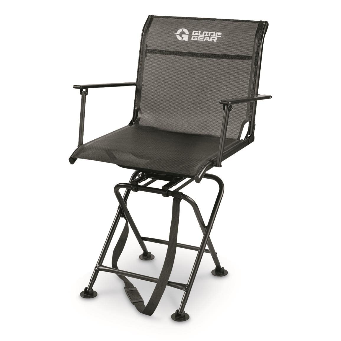 Guide Gear Big Boy Chair 360-degree silent swivel supports stealth and quick access