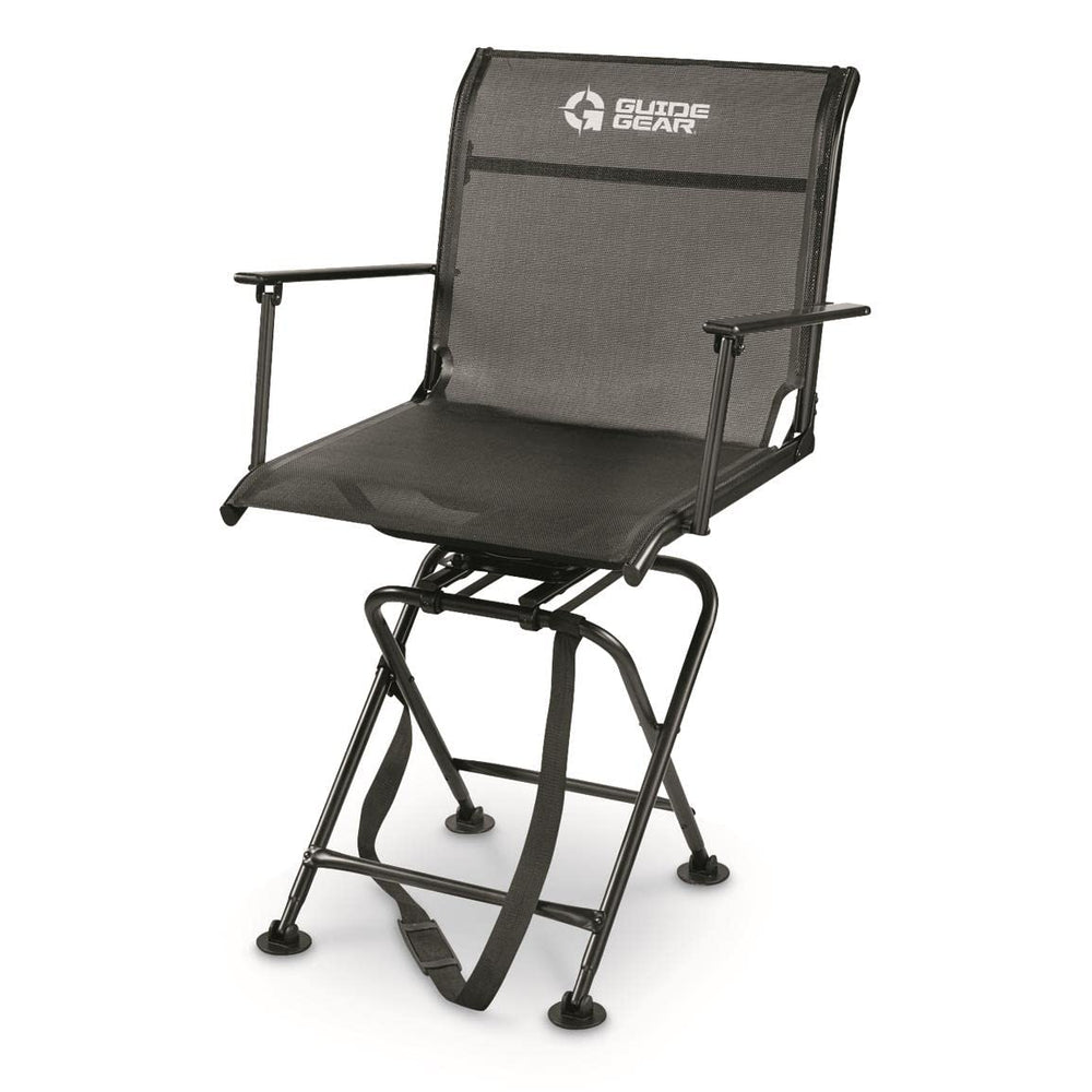 Guide Gear Big Boy Chair 360-degree silent swivel supports stealth and quick access