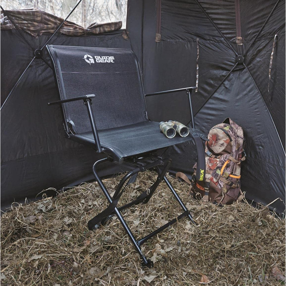 Guide Gear Big Boy Chair uses breathable mesh to keep air circulating