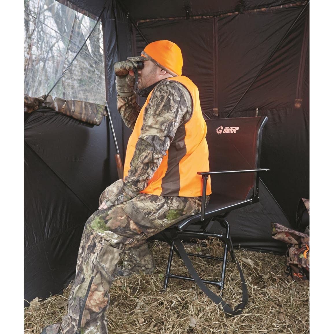 Guide Gear Big Boy Chair includes a carry strap for effortless carrying