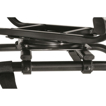Guide Gear Big Boy Chair's duck feet provide traction on muddy ground
