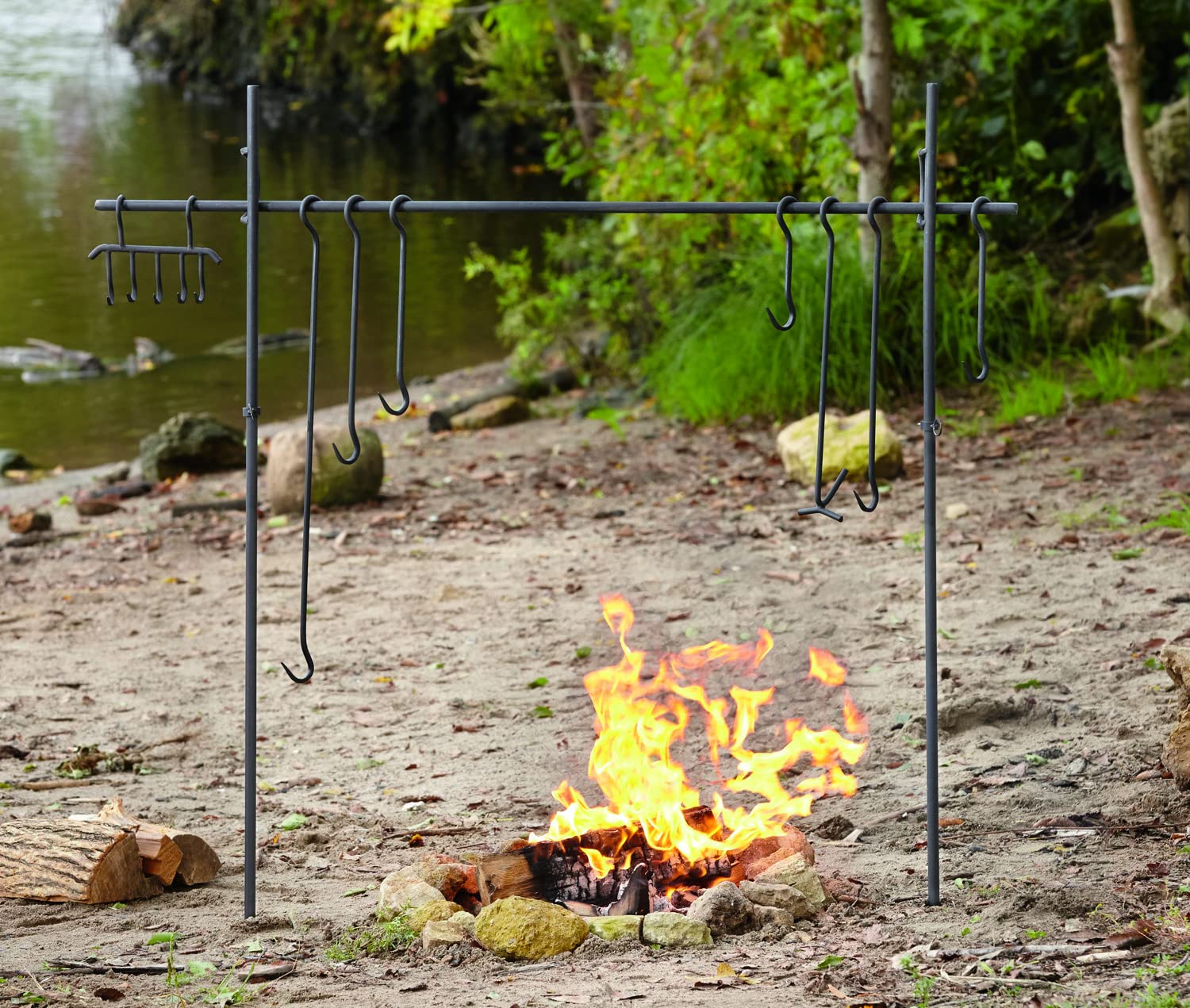 Guide Gear campfire cooking set canvas carry bag for easy transport and storage