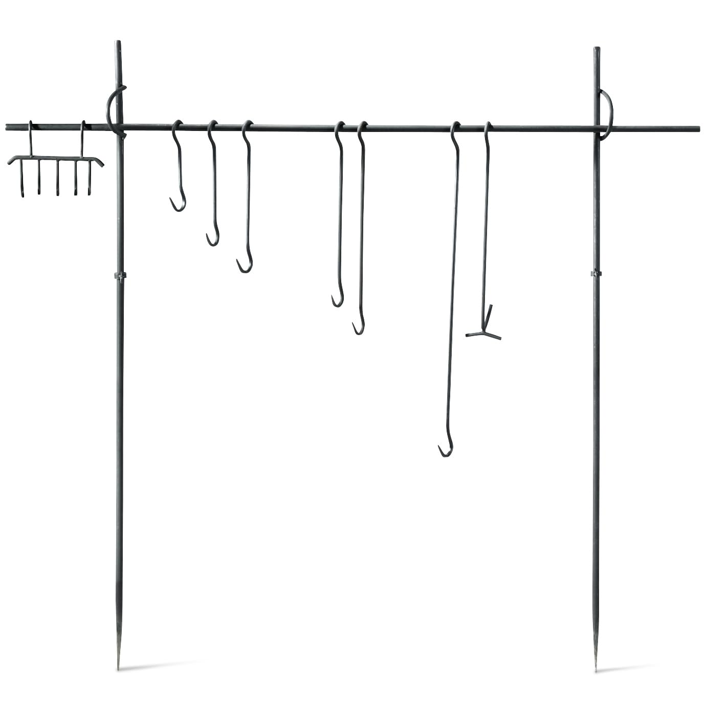 Guide Gear campfire cooking set with iron side posts for stable elevated cooking