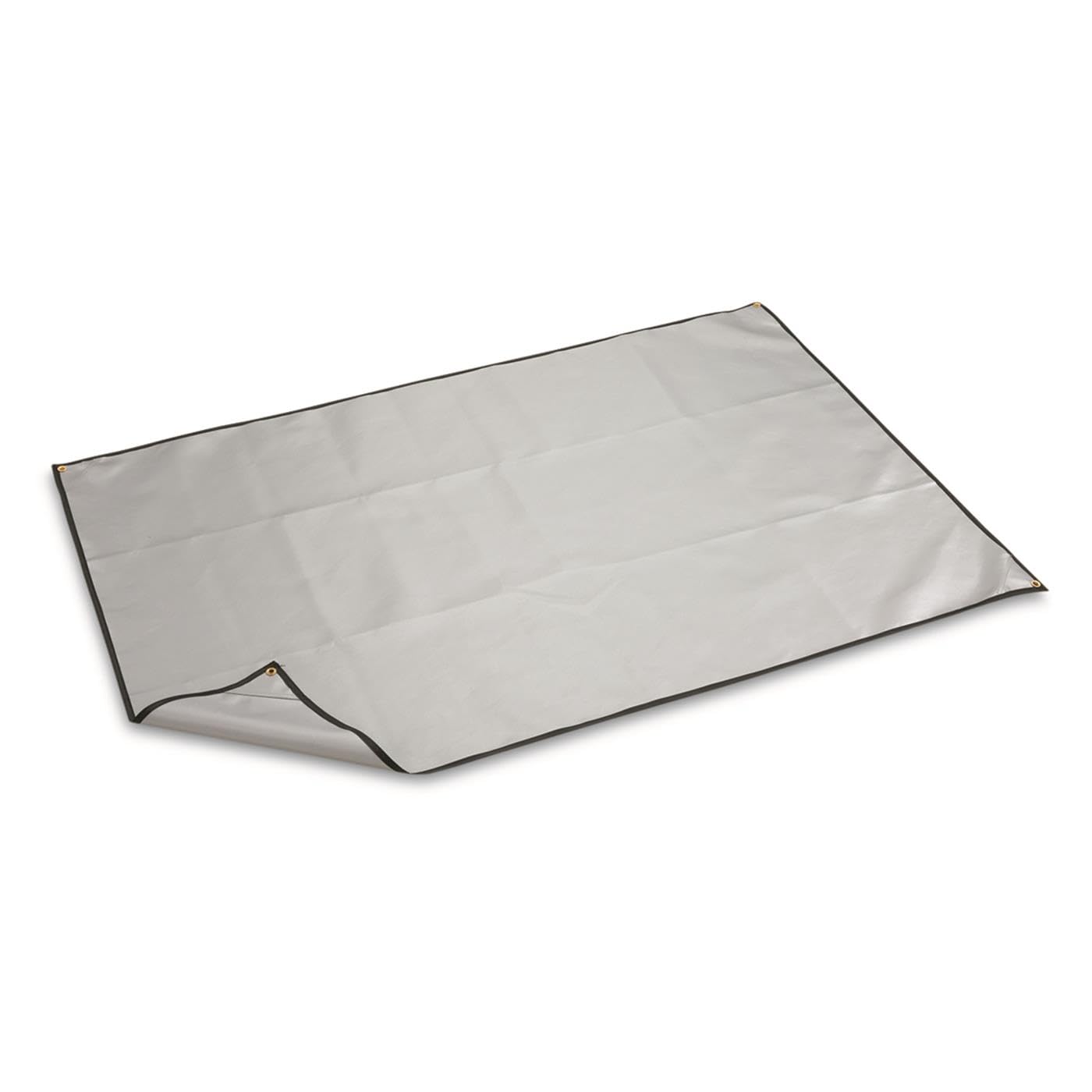 Guide Gear heat shield mat for camping tent stove protects floors from heat