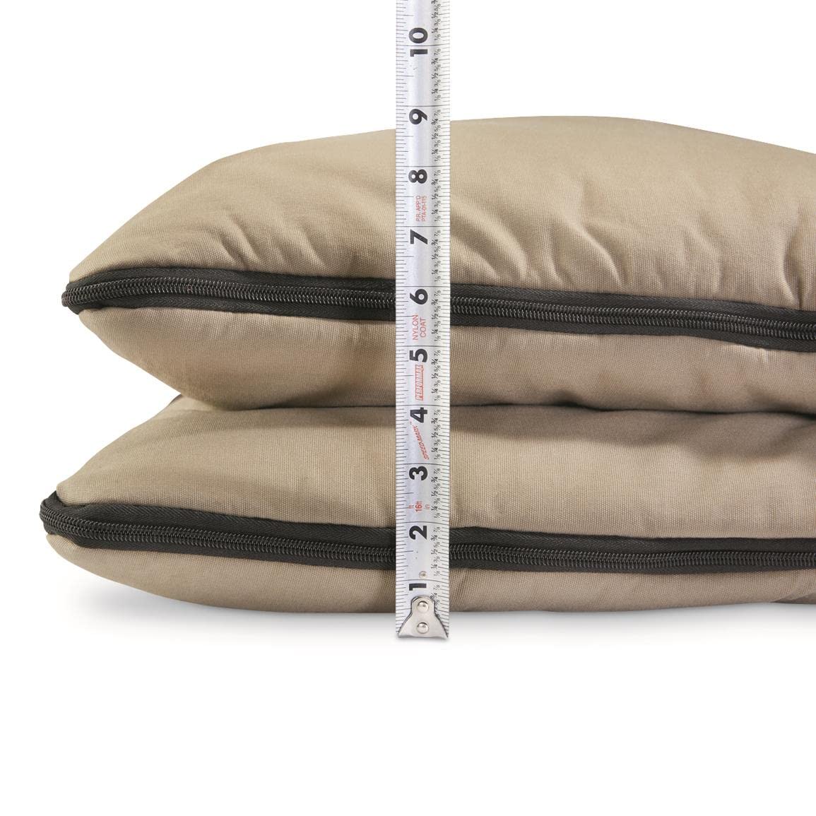Guide Gear Canvas Hunter two-person camping setup showing shared space.