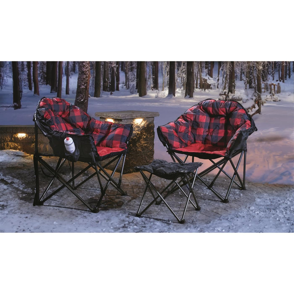 Guide Gear Club camping chair mesh pocket handy for small items.