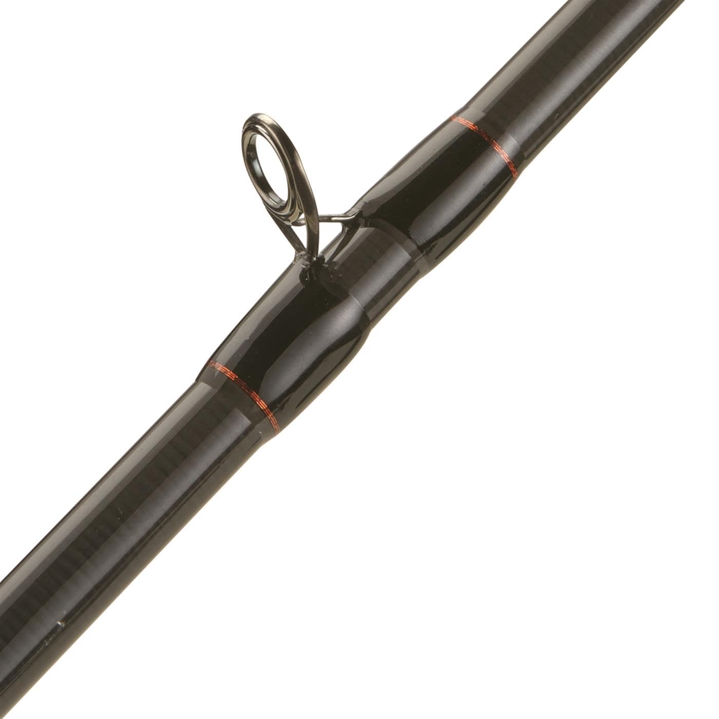 Guide Gear Core Angler soft-touch reel-seat detail for secure control.