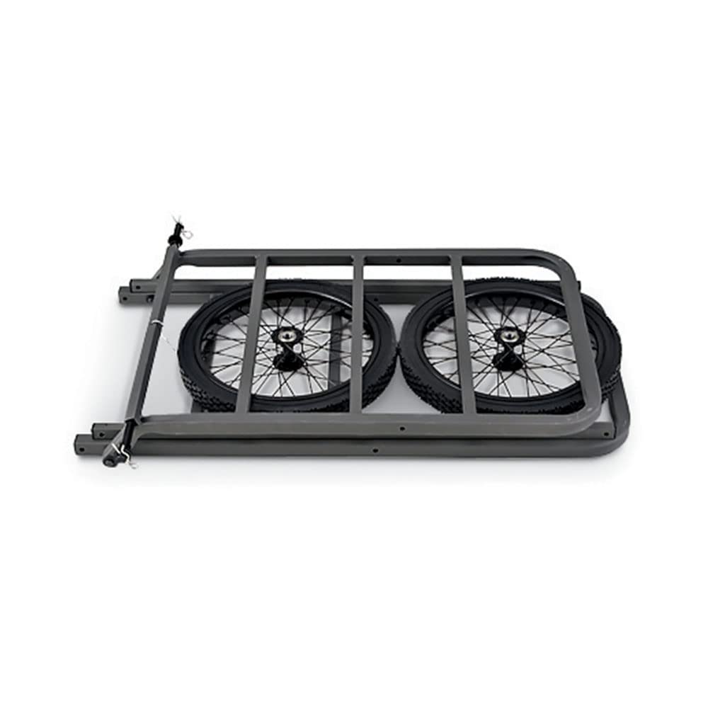 Guide Gear Deluxe Deer Cart fits in a truck for convenient transport.