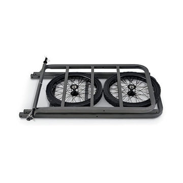 Guide Gear Deluxe Deer Cart fits in a truck for convenient transport.