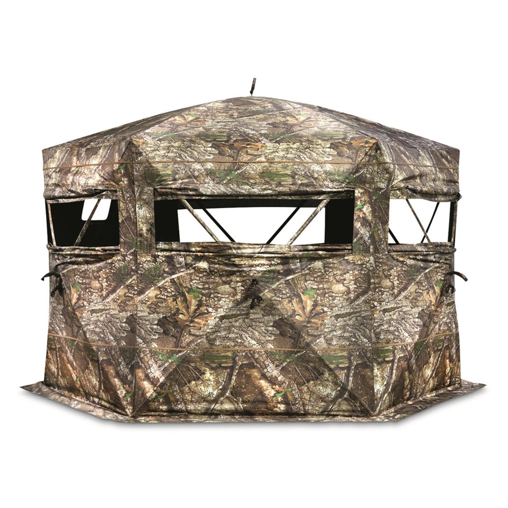 Guide Gear Educator ground blind with 360 view windows for all-round awareness