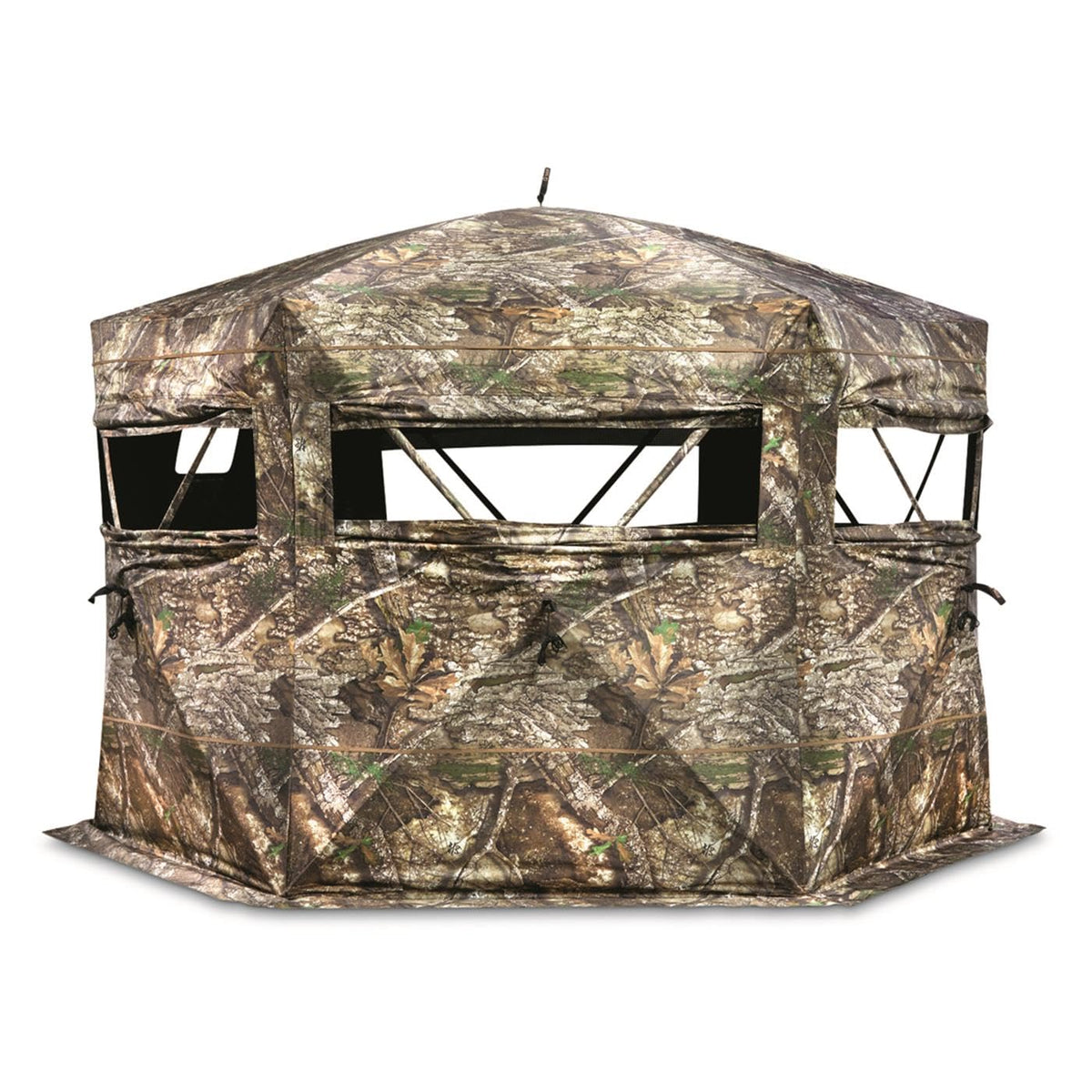 Guide Gear Educator ground blind with 360 view windows for all-round awareness