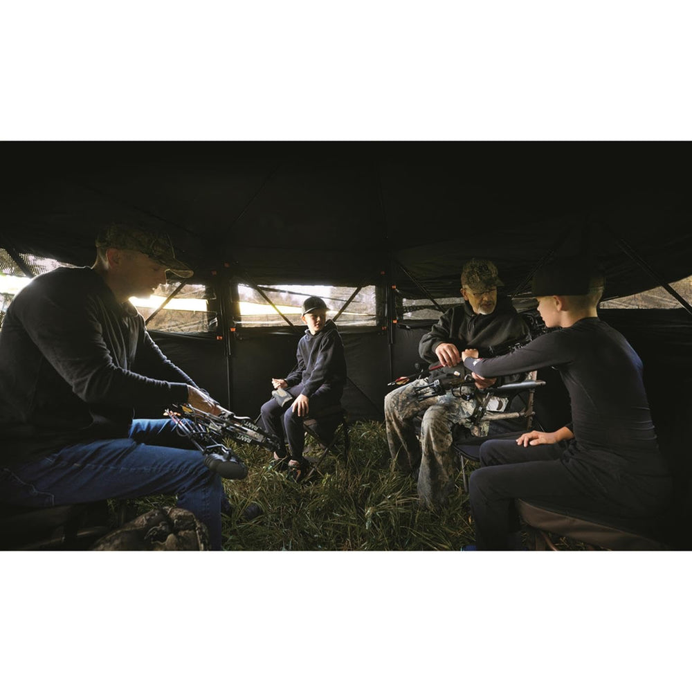 Guide Gear Educator silent closures minimize noise during setup