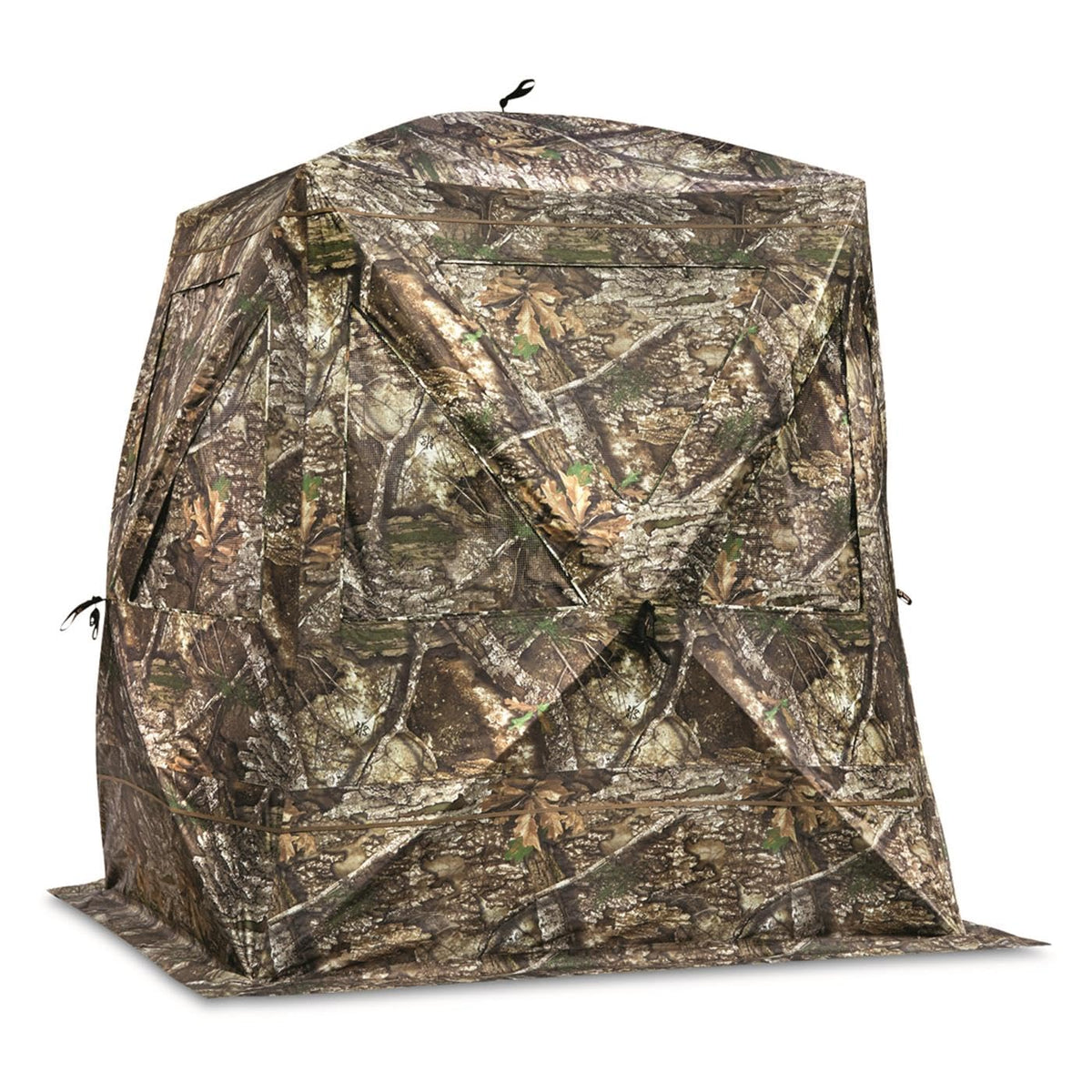 Guide Gear Flare XL center-height 84in design enhances tall hunters' comfort and aiming options.