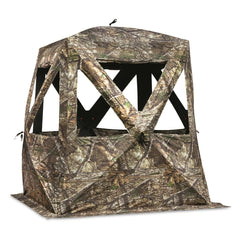 Guide Gear Flare XL see-through 360-view windows for all-around awareness.