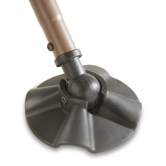 Close-up of padded seat on Huntrite chair enhances long-session comfort.